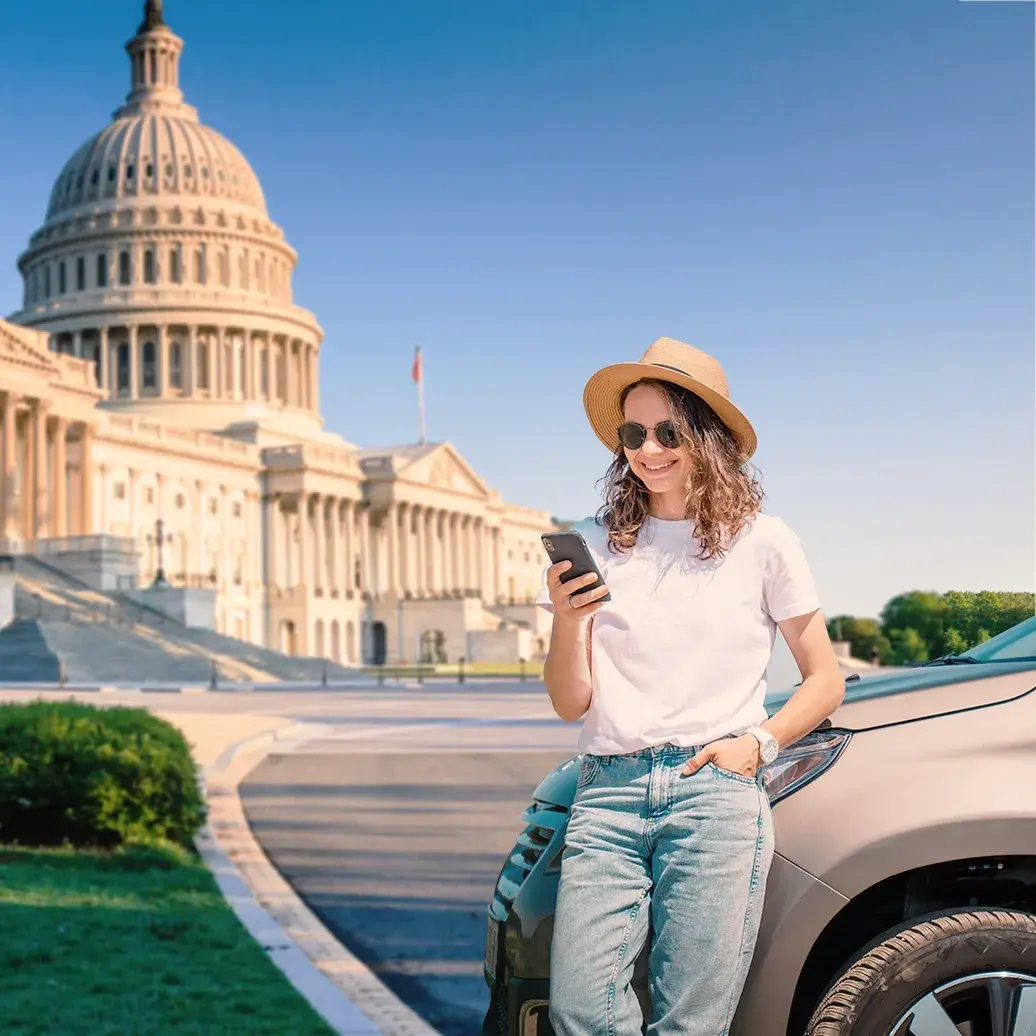 Rent a car in Washington D.C.