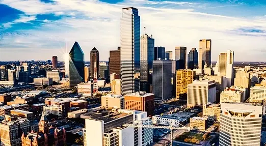 Pick up your rental car in Downtown Dallas