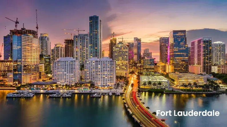 Best route to get from Miami to Fort Lauderdale by car