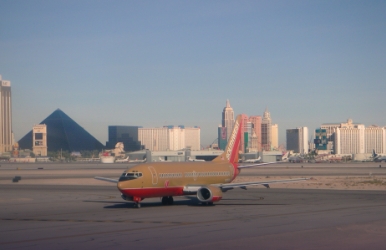 Rent a convertible at the Las Vegas Airport