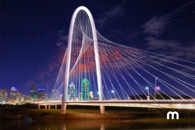 Rent a car to drive and enjoy the streets of Dallas, Texas.