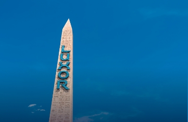 Dollar vehicle rentals at the Luxor Hotel in Las Vegas