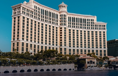 Dollar car rentals at Hotel Bellagio in Las Vegas