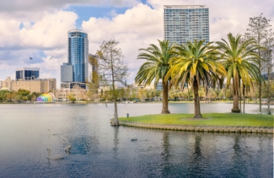 Economy car rentals with Dollar at Downtown Orlando