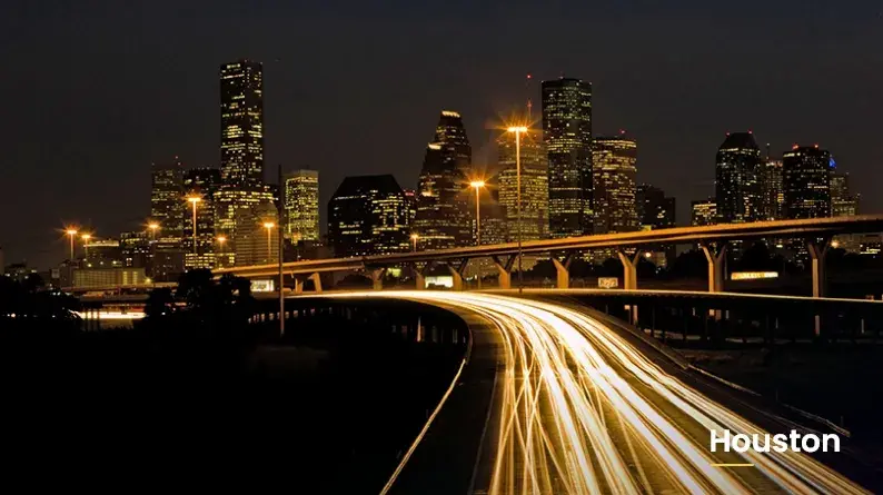 Filiais da Hertz para alugar um carro em Houston, Texas