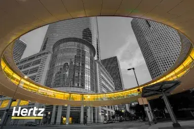 Como chegar aos principais escritórios da Hertz em Houston, Texas