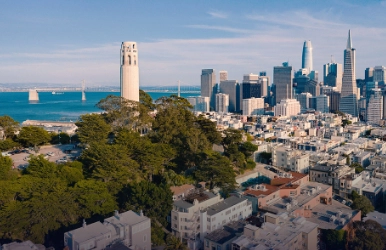Book a luxury car rental in downtown San Francisco