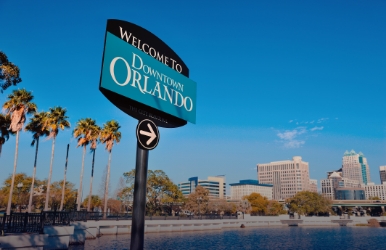 Rent a car with National in Downtown Orlando