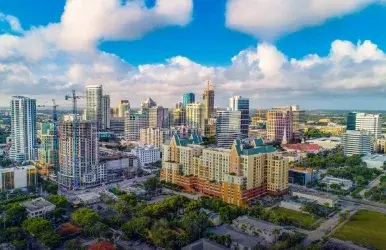 Sixt car rentals in Downtown Fort Lauderdale