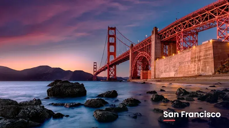 Discover the most visited spots in  San Francisco